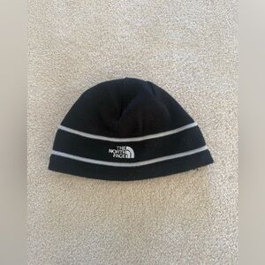 North Face Black Fleece Lined Beanie Hat